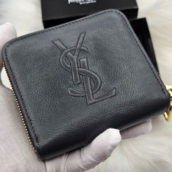 Saint Laurent  Bi-fold Wallet in Grey Leather - Picture 4 of 16